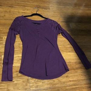 Purple Long Sleeve Tee